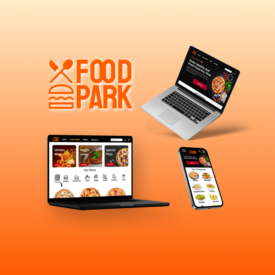 Food Park Responsive Website